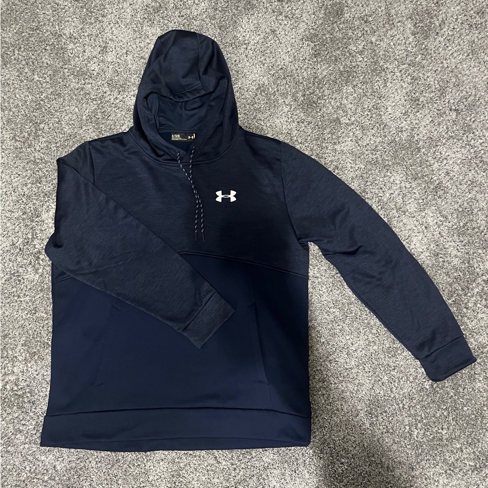 Under Armour Men's Dark Blue/Navy Blue Hoodie Sweatshirt